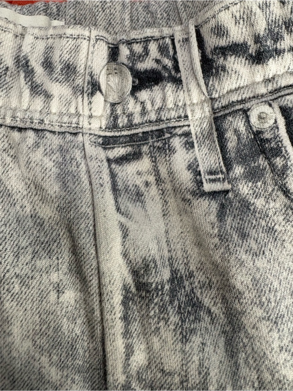 rag & bone Women's Acid-Wash Gray Relaxed Jeans - Picture 5 of 7